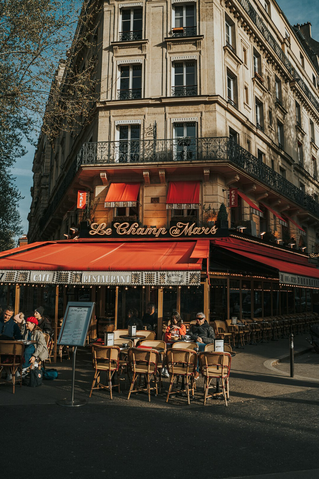 paris cafe terrace